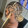 2 Feed In Braids