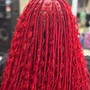 Small straight back Stitch Braids