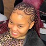 Fulani Braids mid back length