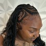 2 Braids Natural Hair