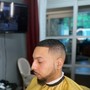 Haircut and beard w/ razor line