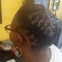 Updo (ponytail w/ weft hair)