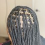 Large Knotless Braids (Mid Back)