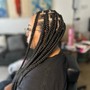 Rose bob boho knotless box braids