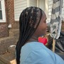 Small Knotless Box Braids