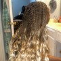 French curl braids