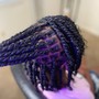 Large Knotless Braids