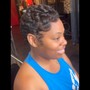 Partial Sew In and hair cut