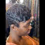 Partial Sew In and hair cut