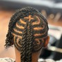 Cornrows/ Straight Backs