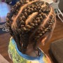 Kid's cornrows