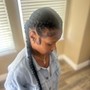 Medium knotless Braids