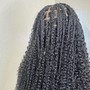 Large Knotless Braids