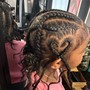 Alicia Keys stitch braids