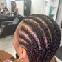 Shampoo-Trim-Braid down