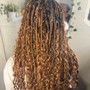 Small Color Knotless Braids