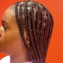 Medium Knotless Braids