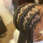 Zig Zag Part Braids