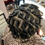 Loc Updo Style