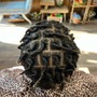 Comb Coil Starter Locs on Short hair