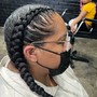 2 Feed In Braids