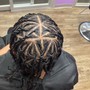 triangle parting/ kamikaze style twists(add-on)