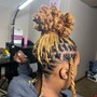 Loc retwist (no style)