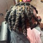 Instant locs (Ear length)