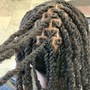 Loc Retwist with two strand twist