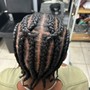 Boho Knotless Bob