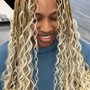 Boho Knotless Braids (Medium)