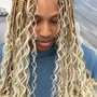 Boho Knotless Braids (Medium)