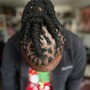 Stitch braids w/ natural hair