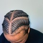 6 feed in stitch braids