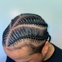 6 feed in stitch braids