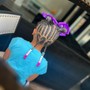 Kids braided ponytail