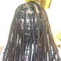 Medium Knotless braids