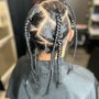 Box braids ( natural hair)