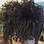 Micro braids with human hair