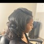 Flat Iron & wash (relaxed hair)