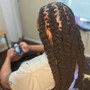 Straight back Braids