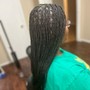 Shoulder length Loc Removal