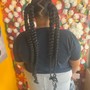 Kid's Braids with extensions