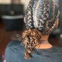 Two french braids