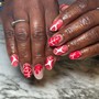 Acrylic Overlay short nails