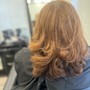 Relaxer Retouch/Styling (Medium length)