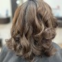 Relaxer Retouch/Styling (Medium length)