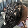 Kid's Braids with weave