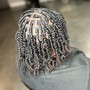 ROOTS NOT VISIBLE/LOCS NEED REPARTING