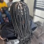 Medium Knotless braids